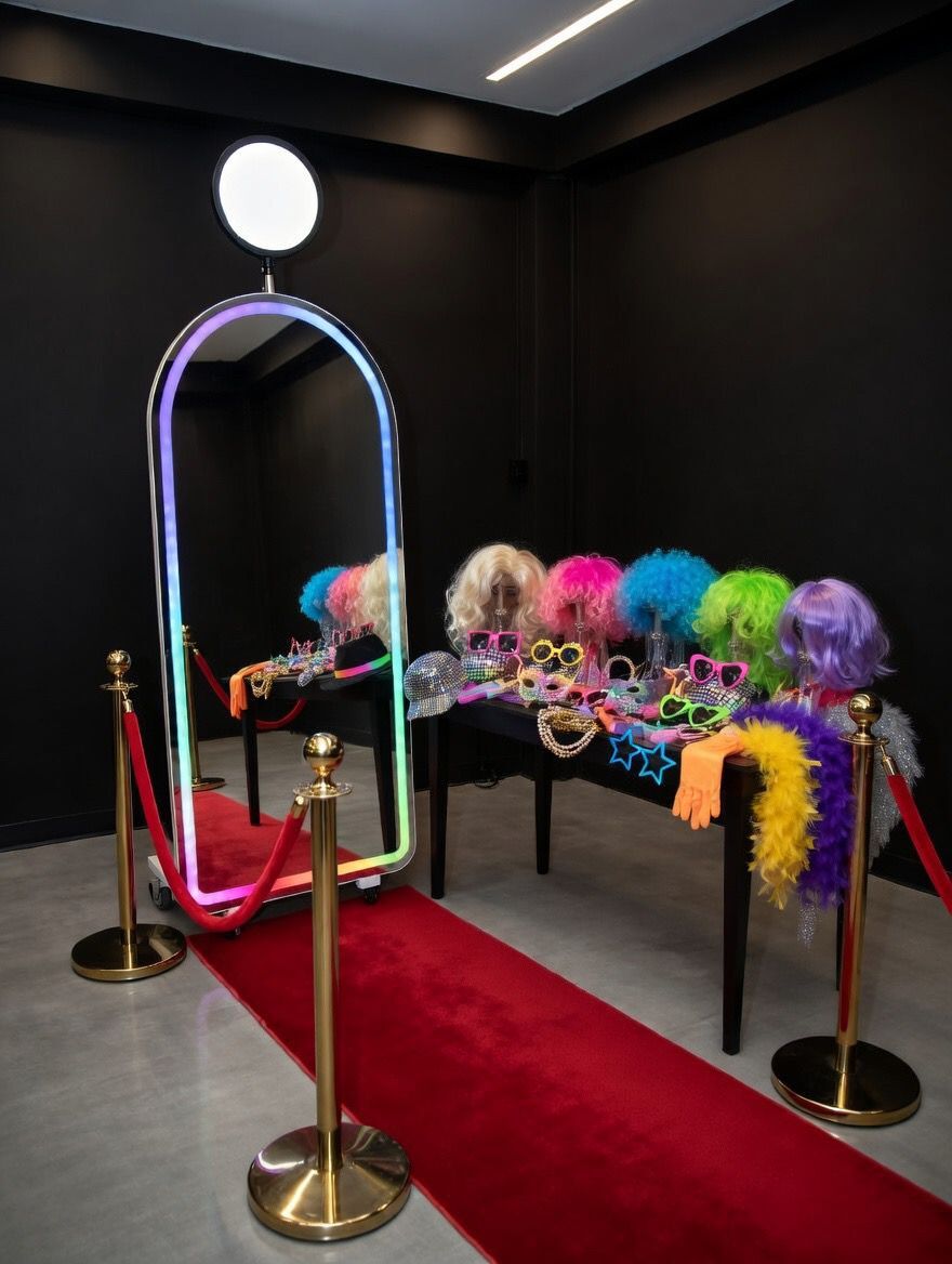 Photobooth miroir gala festival Montreux Lac Léman